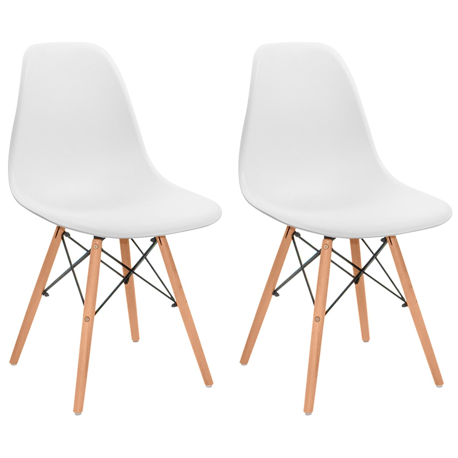 Pack 2 cadeiras de jantar Nordic Style Sixa 81x50,5x46,5cm Thinia Home Nordic Dining Chairs 8